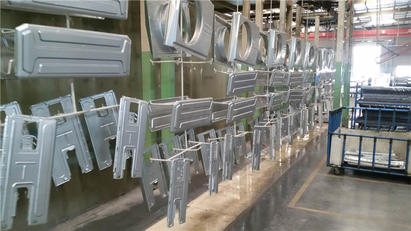 1鍍鋅闆噴(pen)塑（空調）噴(pen)淋陶化